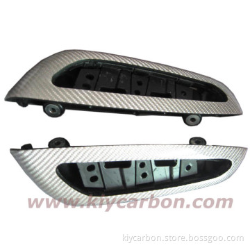 Wrapping Silver Fiberglass on Original Car Parts